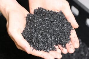 granulés matiere plastique recyclee